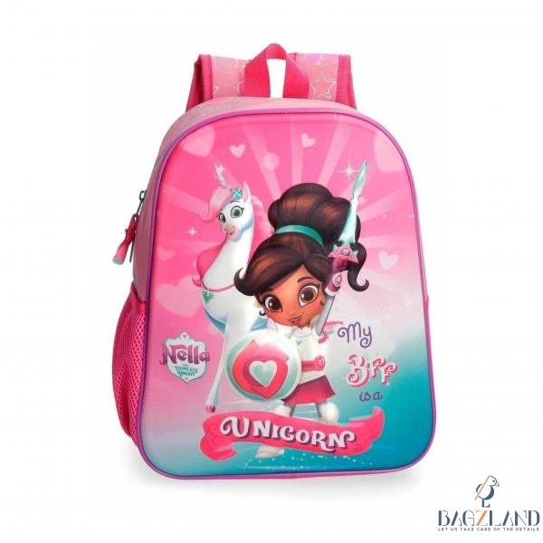 Sac à dos princesse Nella Unicorns 3D 33cm