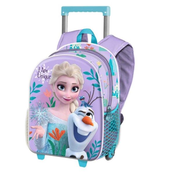 Cartable a roulettes Creche 3D FROZEN Unique 34cm