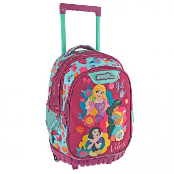 Cartable a roulettes MUST Frozen Disney Princess 45 cm