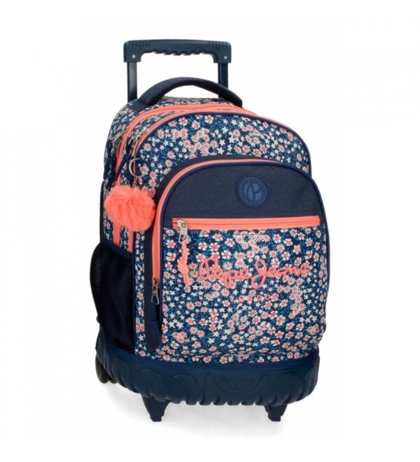 Cartable a roulettes Pepe jeans Leslie 43 cm