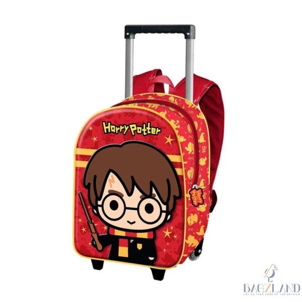 Cartable a roulettes creche Harry potter 3D 34cm