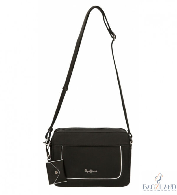 Sac Bandoulière Pepe Jeans Jeny Noir 24 cm – Image 6
