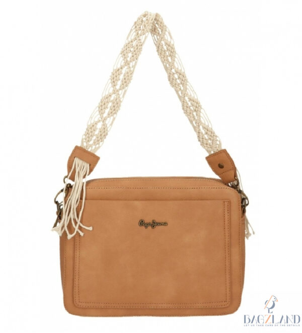 Sac à bandoulière Lucy camel – Image 5