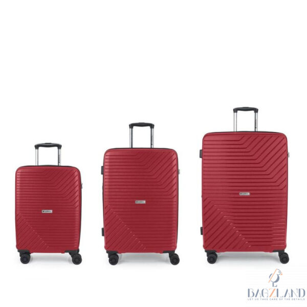 Set Valises S, M et L Gabol OSAKA Rouge