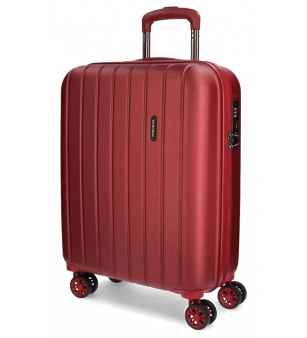Valise cabine S Movom WOOD Rouge